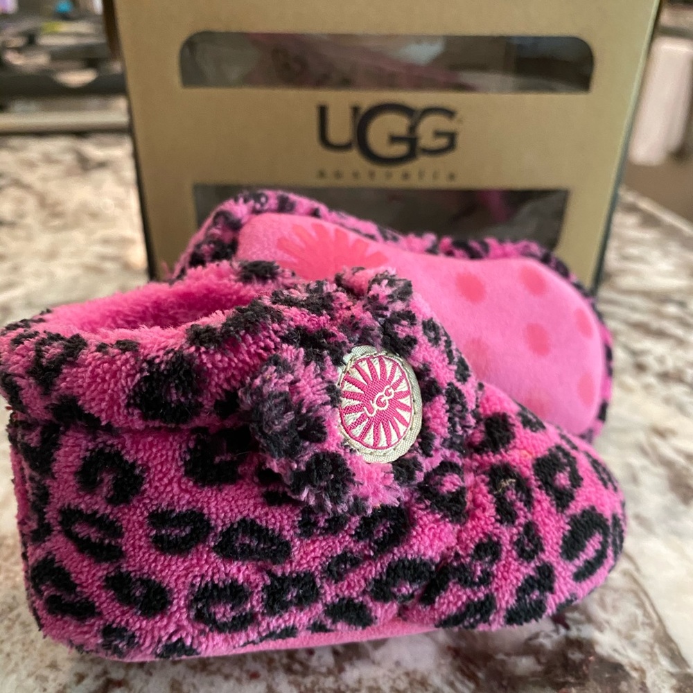 Ugg leopard booties